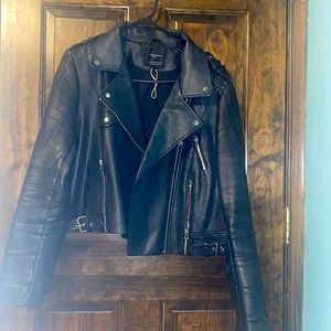 Zara leather jacket